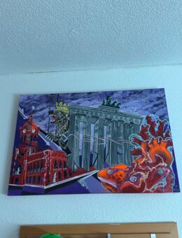 Skyline Kunstwerk vermutlich Berlin - Lottstetten
