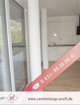 Barrierefreie Traumwohnung mit Moselblick im 2.OG- Helle, moderne 2 ZKB Wohnung mit großem Balkon und Tiefgaragenstellplatz in bester Lage! - Trier