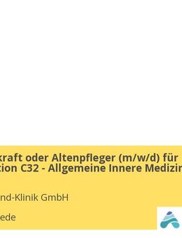 Pflegefachkraft oder Altenpfleger (m/w/d) für unsere Station C32 - Allgemeine Innere Medizin - Westerstede