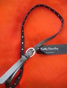 NEU mit ETIKETT * Antik Silber * Swakrovski * Strass * Kristalle * Nieten * Echt- Leder * Taillen * Gürtel "Betty Barclay" Made in Italy * antik Silber * - Riedlingen