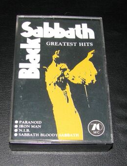 Musikkassette Black Sabbath – Greatest Hits - Musicals MSC. 894 - Thailand - Kamen