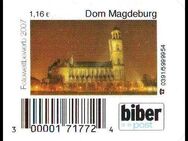 Biberpost: MiNr. 37, "Fotowettbewerb 2007: Magdeburg, Dom", Wert zu 1,16 EUR, postfrisch - Brandenburg (Havel)