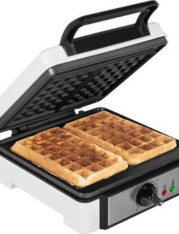 PRINCESS Waffeleisen 132397, 1200 W, mit Antihaftbeschichtung/ 2 Belgische Waffeln gleichzeitig
