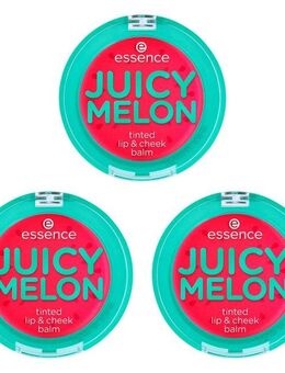 Essence Rouge JUICY MELON tinted lip & cheek balm, 3-tlg., mit Wassermelonenduft
