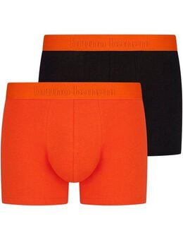 Bruno Banani Boxershorts FLOWING (2er Pack) mit kontrastfarbenem Bündchen