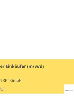 Strategischer Einkäufer (m/w/d) - Papenburg