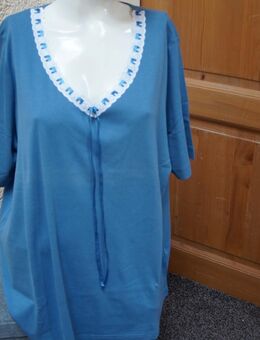 #T-Shirt mit Spitze, Gr. 54, #jeansblau, #Meine Größe - wie neu - Pfaffenhofen (Ilm) Zentrum