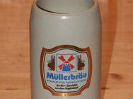 Müllerbräu Bierkrug Steinzeug Steingut Keramik 0,5 L neuwertig Sahm - Borken