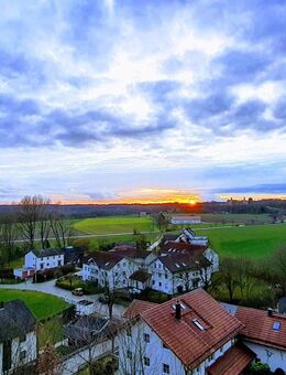 Bezugsfrei! Große 5-Zimmer-Eigentumswohnung in neuem 3 Parteienhaus - Luft-Wärme-Hzg. mit Bergblick/Weitblick bei München in Mühldorf am Inn - Mühldorf (Inn)