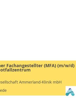 Medizinischer Fachangestellter (MFA) (m/w/d) für unser Notfallzentrum - Westerstede