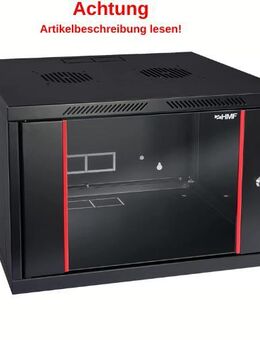 HMF Netzwerkschrank Serverschrank 19 Zoll 7 HE schwarz #2198 - Birkenfeld (Baden-Württemberg)