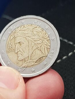 2€ Münze Italien Dante Alighieri 2002 sehr selten - Stolberg (Rheinland, Kupferstadt)