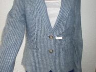 NEU mit ETIKETT * Business * Freizeit * Maritim Style * Streifen * Kostüm * Anzug * Jeans * BLAZER "TOMMY HILFIGER" Original * Gr. 34- 36/ XS- S * rauch * dunkel- blau * natur- weiß * - Riedlingen