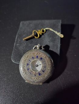 Alte Taschenuhr ca. 1860 mit Schlüssel - Rheine