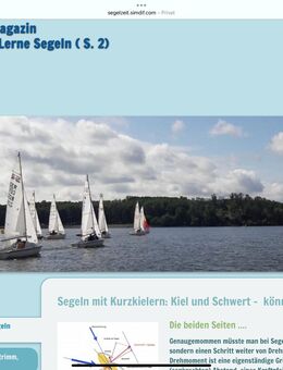 Infos zum Segel - Offstein