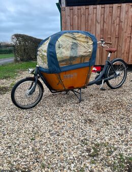 Babboe City Lastenfahrrad mit Regenverdeck - Familienrad - Goch Zentrum