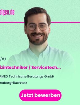 Medizintechniker / Servicetechniker (m/w/d) in Vollzeit für die Region Saarland, Erzgebirge, Berlin - Saarbrücken Zentrum