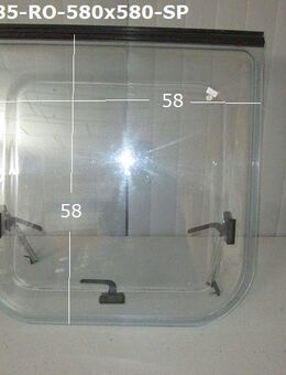 Adria Wohnwagen Fenster Roxite 70 ca 58 x 58 Sonderpreis gebr. 403 Adria 405 BJ85 (IMV Opatija 410) - Schotten Zentrum