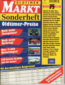 Oldtimer Markt sonderheft Nr 32 2004 Oldtimerpreise - Spraitbach