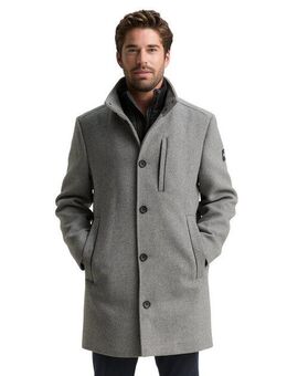 TOM TAILOR Wollmantel mit abnehmbarer Innenjacke