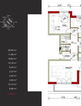 WE 2: Moderne 3-Zimmer-Wohnung mit Balkon in Trierweiler - Trierweiler