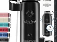 BeMaxx Trinkflasche Edelstahl ACTIVE FLASK schwarz 950ml - Birkenfeld (Baden-Württemberg)