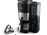 Philips Kaffeemaschine mit Mahlwerk HD7900/50 All-in-1 Brew, Permanentfilter 1x4, mit Smart Dosierung und Duo-Kaffeebohnenbehälter, inkl. Dosierlöffel