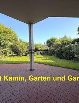 Gartenwohnung mit Einbauküche, Kamin und Garage in der Bittermark! - Dortmund