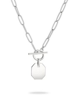 Liebeskind Berlin Kette mit Anhänger Schmuck Edelstahl Halskette The T-Bar Plate LJ-1531 LJ-1532 LJ-1533