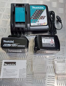 Makita Original Power Source Kit - DC18RC mit 2 x Akkus 1860B in 6Ah/18V - neu unbenutz - - Erfurt