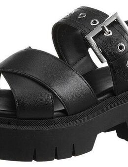 HUGO Kris_Sandal Plateausandaletten Sommerschuh, Riemchensandale, Festivalschuh mit verstellbarer Schnalle