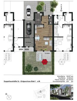 Erstbezug Doppelhaus KW 5b modernster Standard Külzauer Weg Lostau - Möser