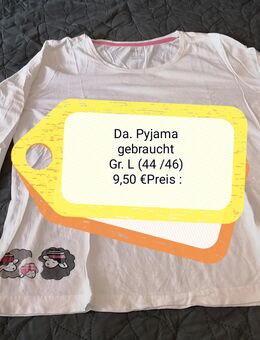 Damen 2 Tlg. Pyjama Gr. L 44/ 46 gebraucht - Traunreut