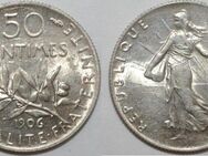50 Centimes 1906 France ,835er Silber
