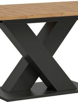 INOSIGN Esstisch Motus, ausziehbar 150 -190 cm, inklusive 40 cm Einlegeplatte (Set, 1-St), X-Gestell mit Bodenplatte, Tisch, Küchentisch, Esszimmer, Küche