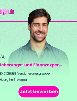 Versicherungs- und Finanzexpert:in im angestellten Außendienst in Freiburg - Freiburg (Breisgau)