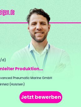 Teamleiter (m/w/d) Produktion - Reinfeld (Holstein)