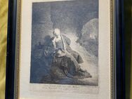 Georg Friedrich Schmidt: Radierung mit alttest. Szene von 1786, nach Rembrandt - Berlin Reinickendorf