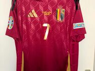 Kevin DE BRUYNE BELGIEN Heim Trikot Pre MATCHWORN EURO 2024 - Bielefeld