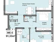 Neubau 3ZKB mit Balkon, Stellplatz inkl. - Uhler