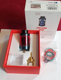 Digiflavor fujison GTA Blau gebraucht. FP. 25€. Leider muss ich meine private Sammlung verkleinern🫣🤔🙂.Selbstwickler, RTA, Verdampfer, Tank für E-Zigarette, Akkuträger, Mod Box, Vape. - Bühl