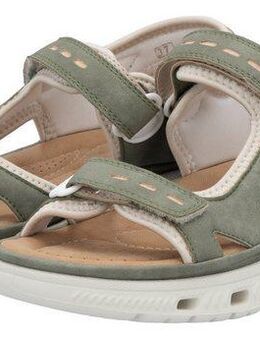 RIEKER Sport Outdoorsandale Sandale, Sommerschuh, Sandalette, Plateauabsatz, mit Klettverschlüssen