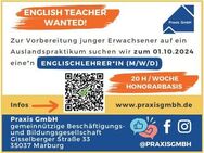 Englischlehrer*in (m/w/d) auf Honorarbasis gesucht - Marburg