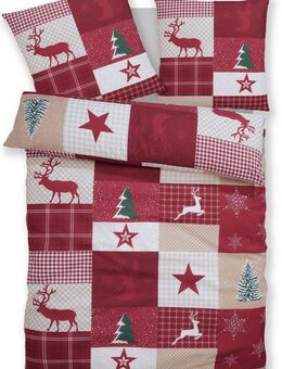 OTTO home Bettwäsche Nicholas, Microfaser, 2 teilig, Weihnachtsbettwäsche, Winter, in 3 Qualitäten verfügbar