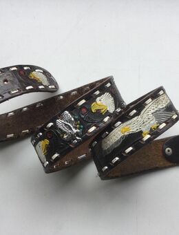 Cintos Mexiko Original Vintage Unisex Echtleder Gürtel - Fulda