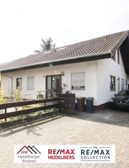 Schönes EFH,198m² Wohnfläche & 572m² Grundstück, mit großem Garten, Garage, Balkon in ruhiger Lage von Sandhausen - Sandhausen