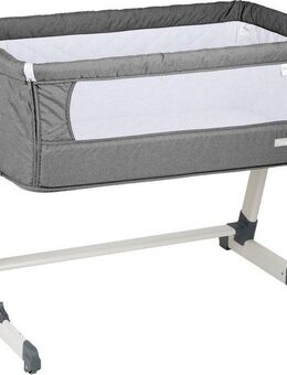 BabyGo Beistellbett Together, grey, faltbar