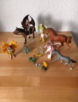 Schleich Konvolut Bayala Sammlung Figuren Pferd mit Fohlen Reiterin Feen Elfen Zubehör - Stuttgart
