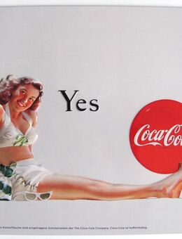Coca Cola - Blechschild - Yes - 20 x 30 cm - Doberschütz