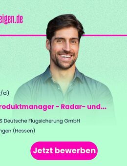 IT-Produktmanager - Radar- und Flugplandatenverarbeitung (w/m/d) - Langen (Hessen)